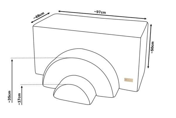 Soft Play Set, Rainbow - Image 2